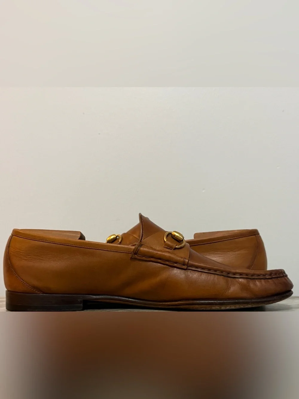 GUCCI 1953 Horsebit Tan Ombre Leather Loafer 11 / 11.5 US Jordaan Moccasin $1100